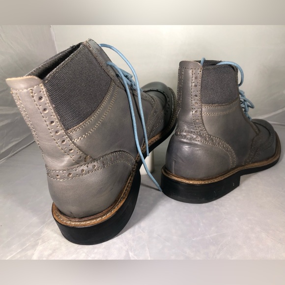 Original Penguin WT Brogue Boot Charcoal.Mens 9, Womens 11 - Picture 6 of 8